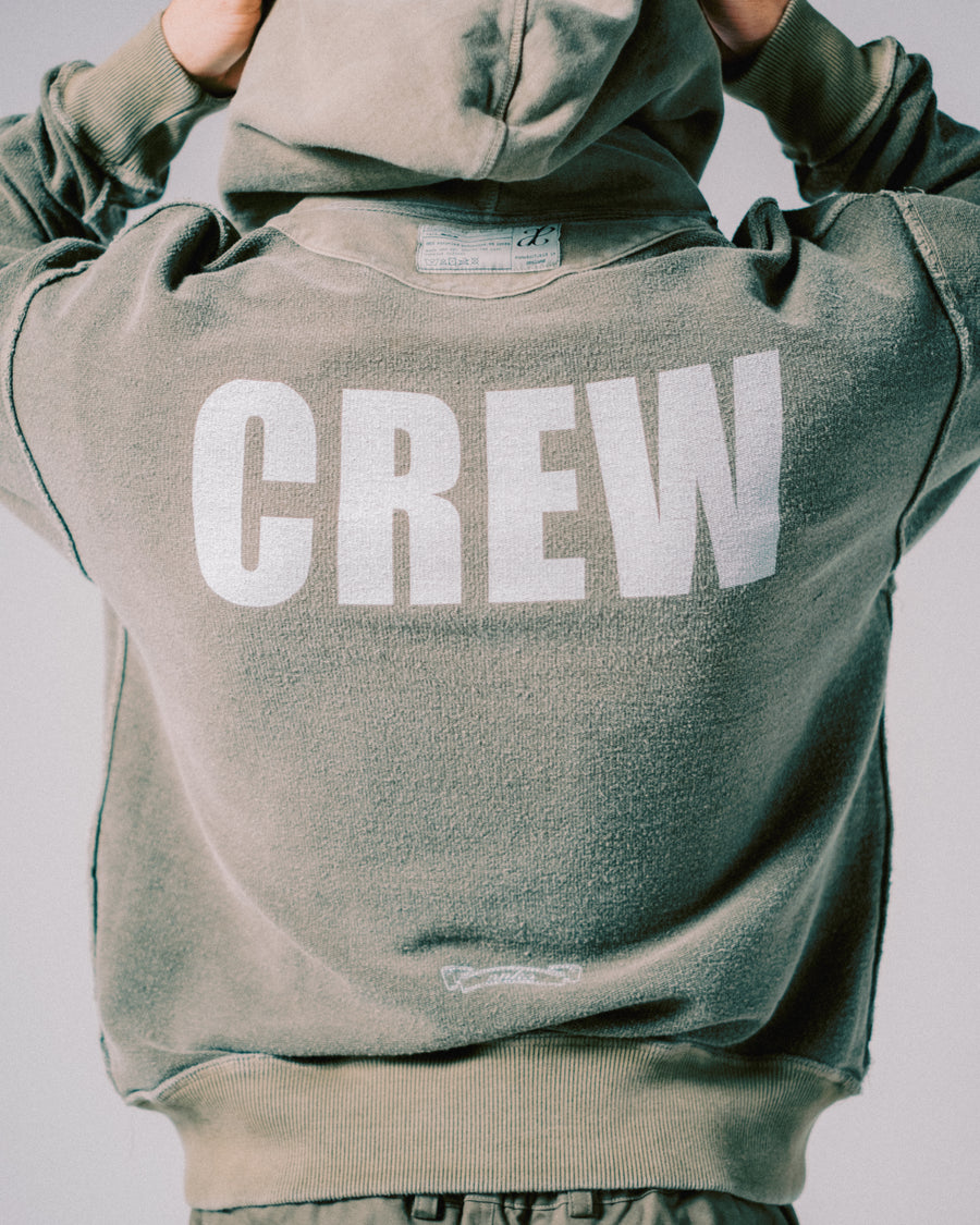 REVERSIBLE CREW HOODIE